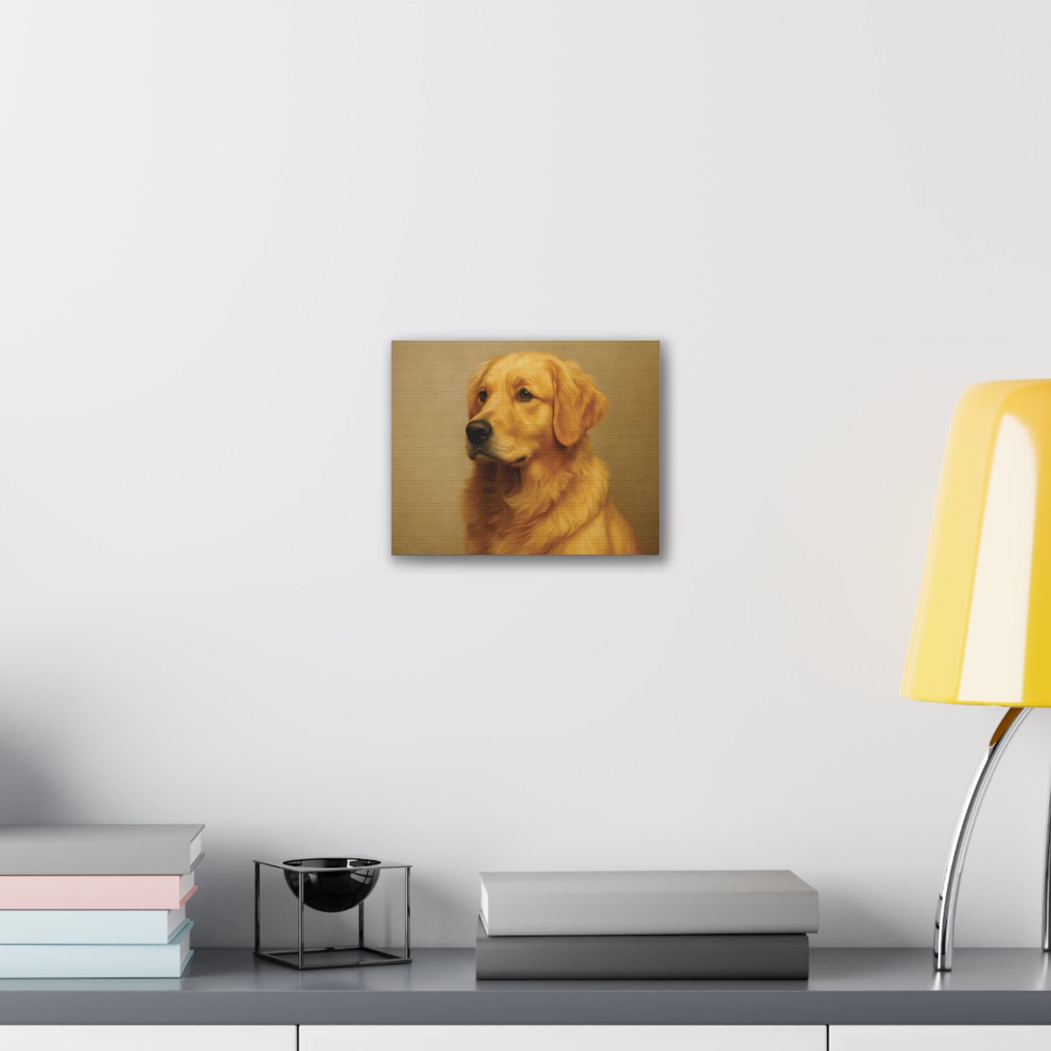Golden Retriever Portrait Canvas - Stretched Wall Art