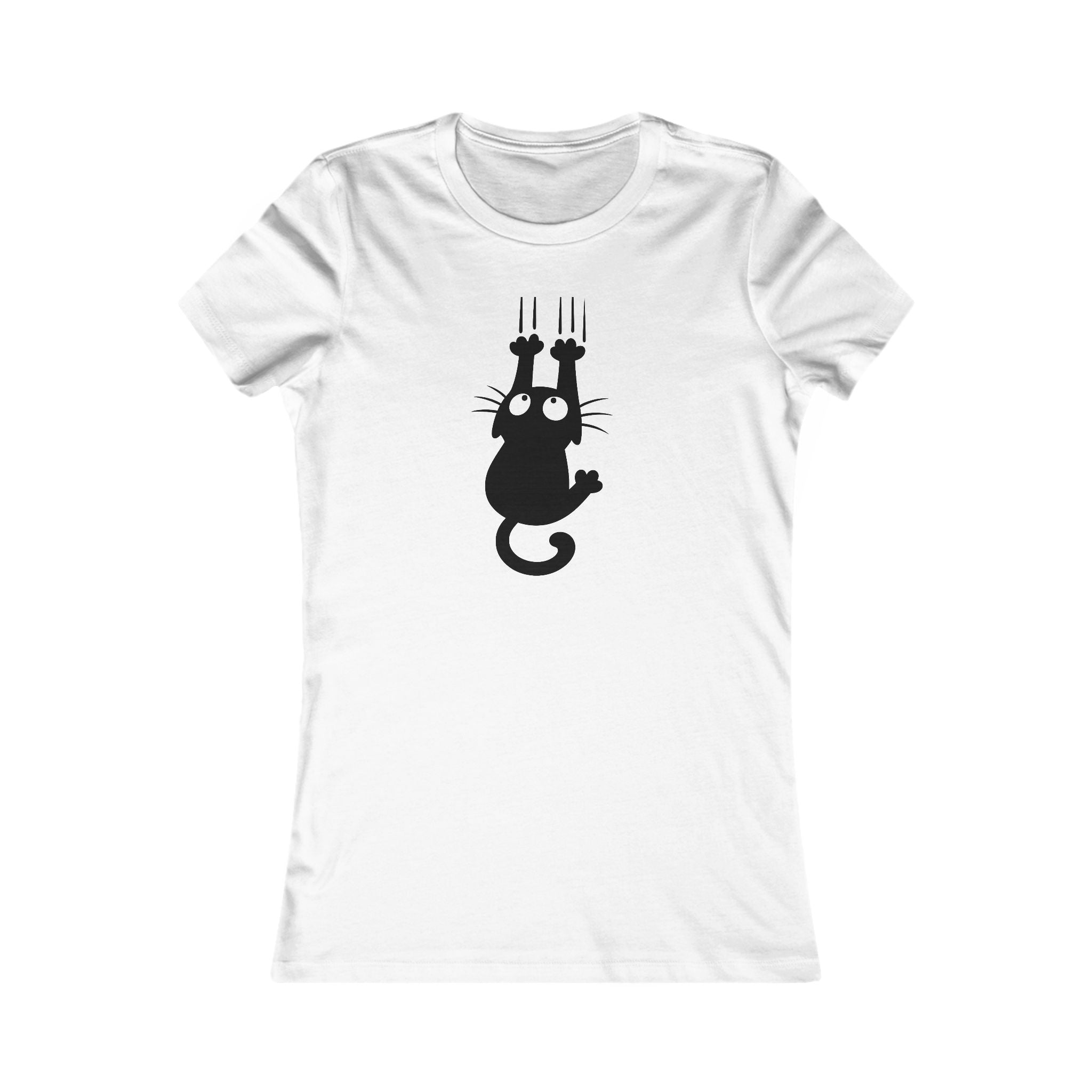 Scratching Cat Tee (Women’s Favorite Tee)