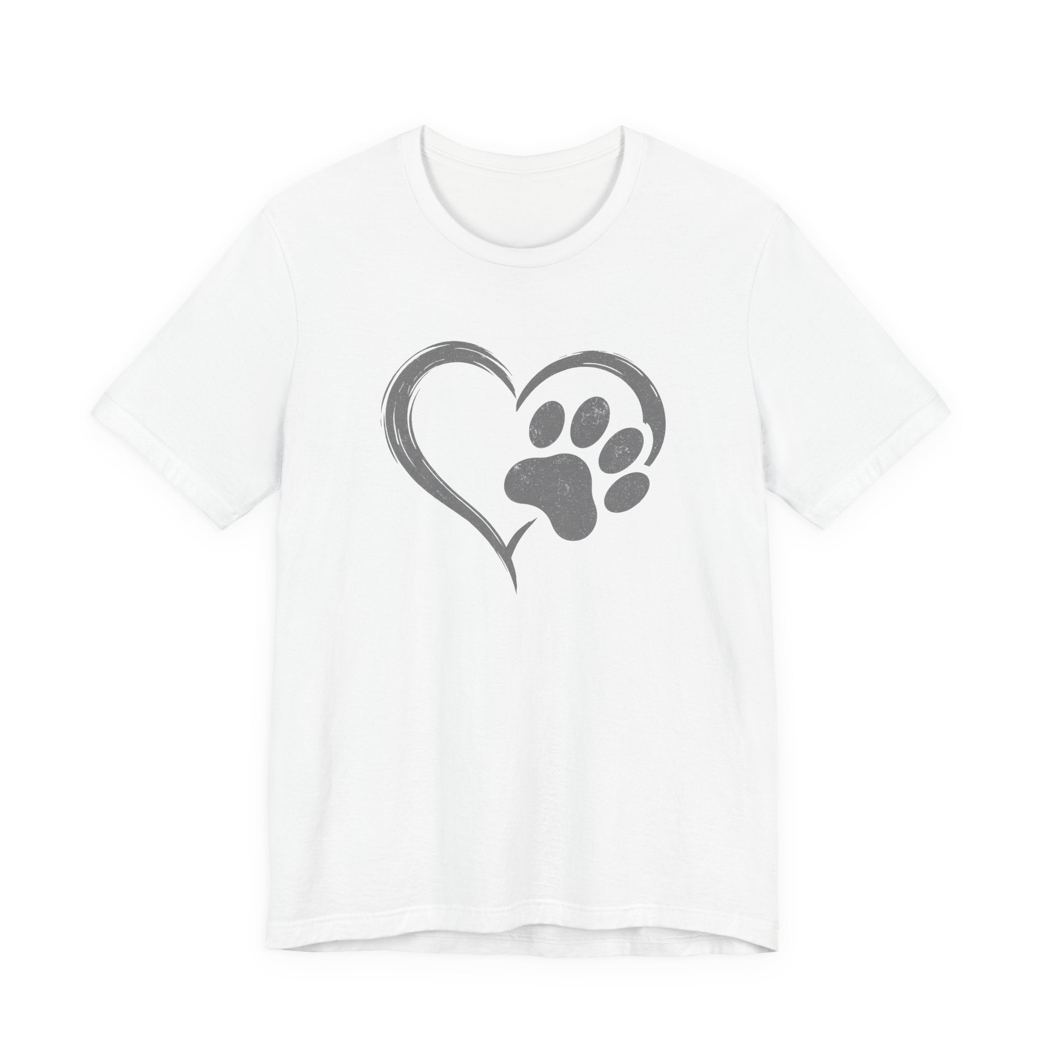 Dog Paw Heart Tee (Unisex)