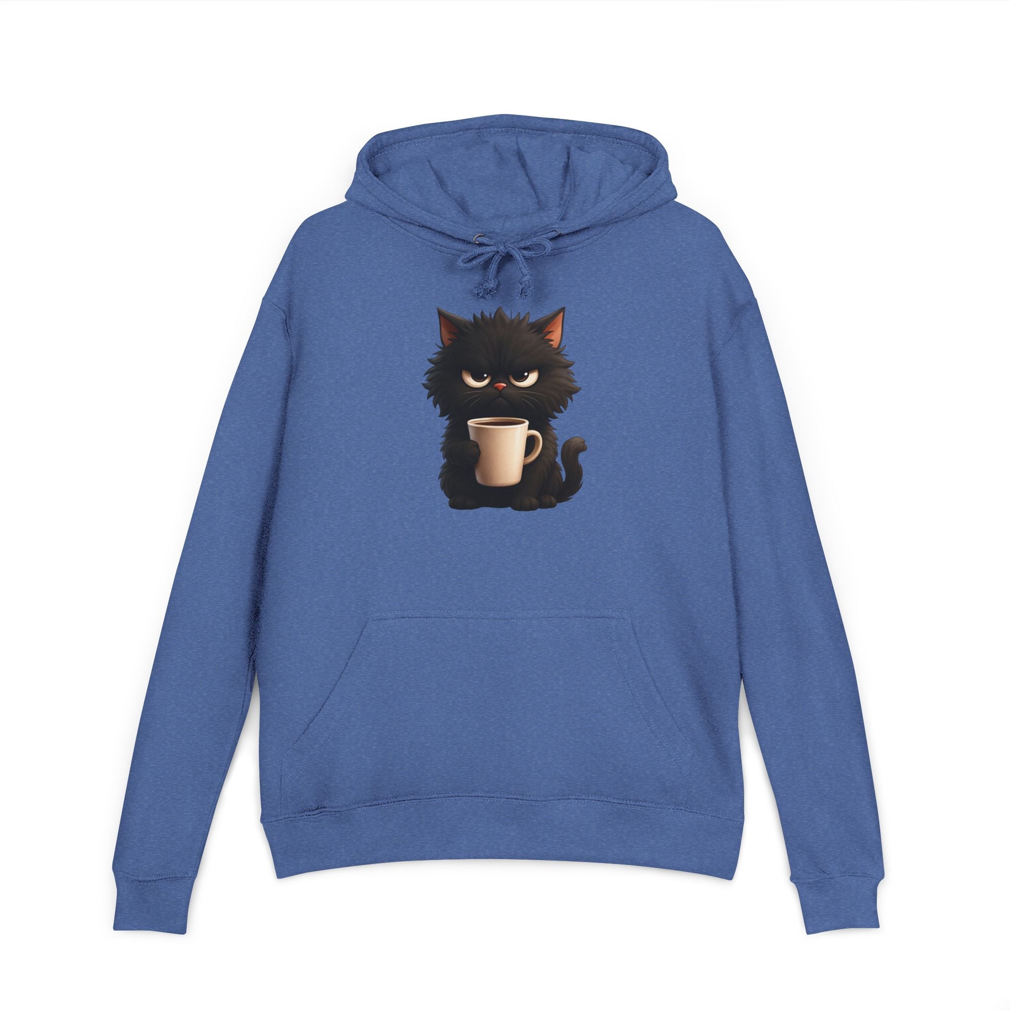 Grumpy Cat Coffee Hoodie (Unisex French Terry)