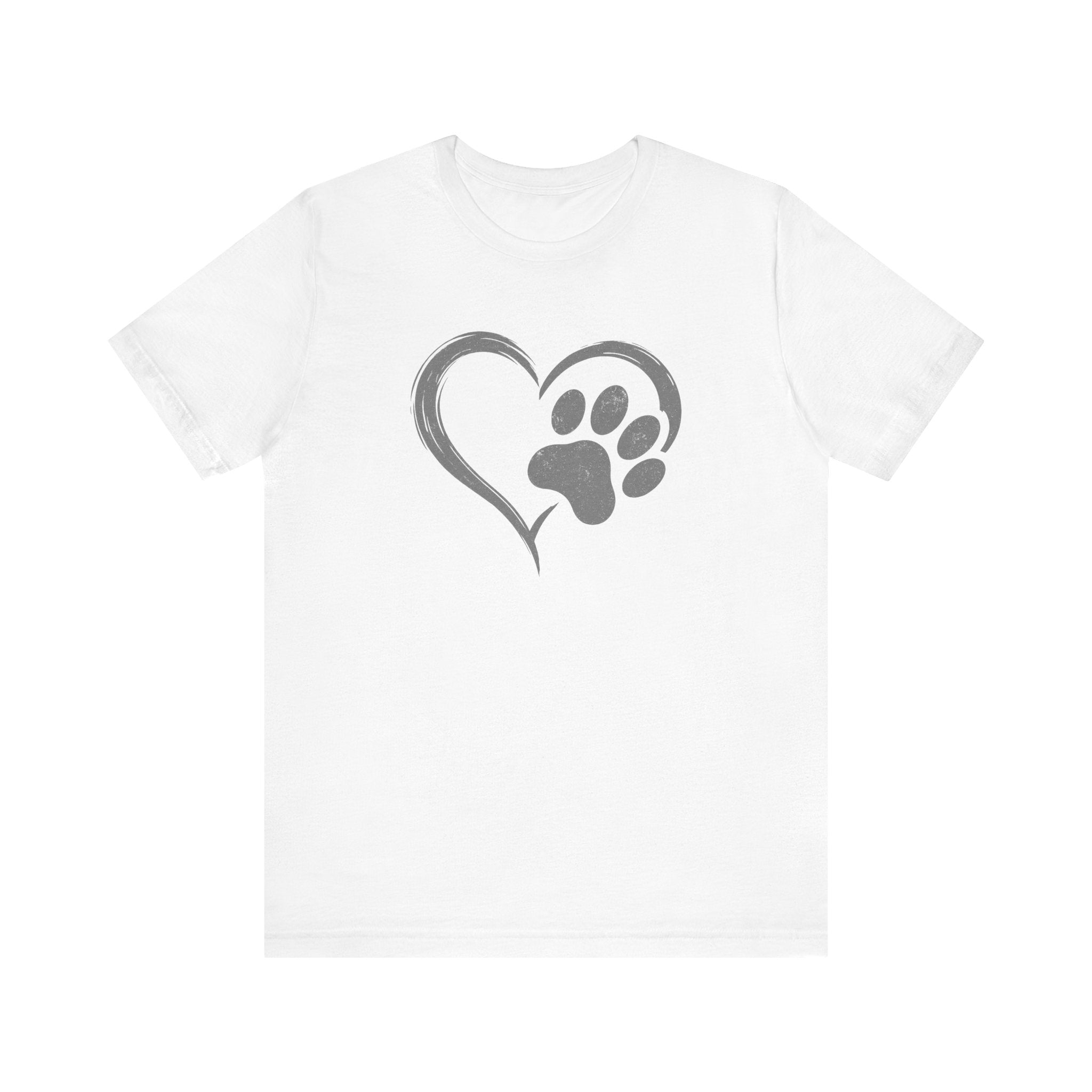 Dog Paw Heart Tee (Unisex)