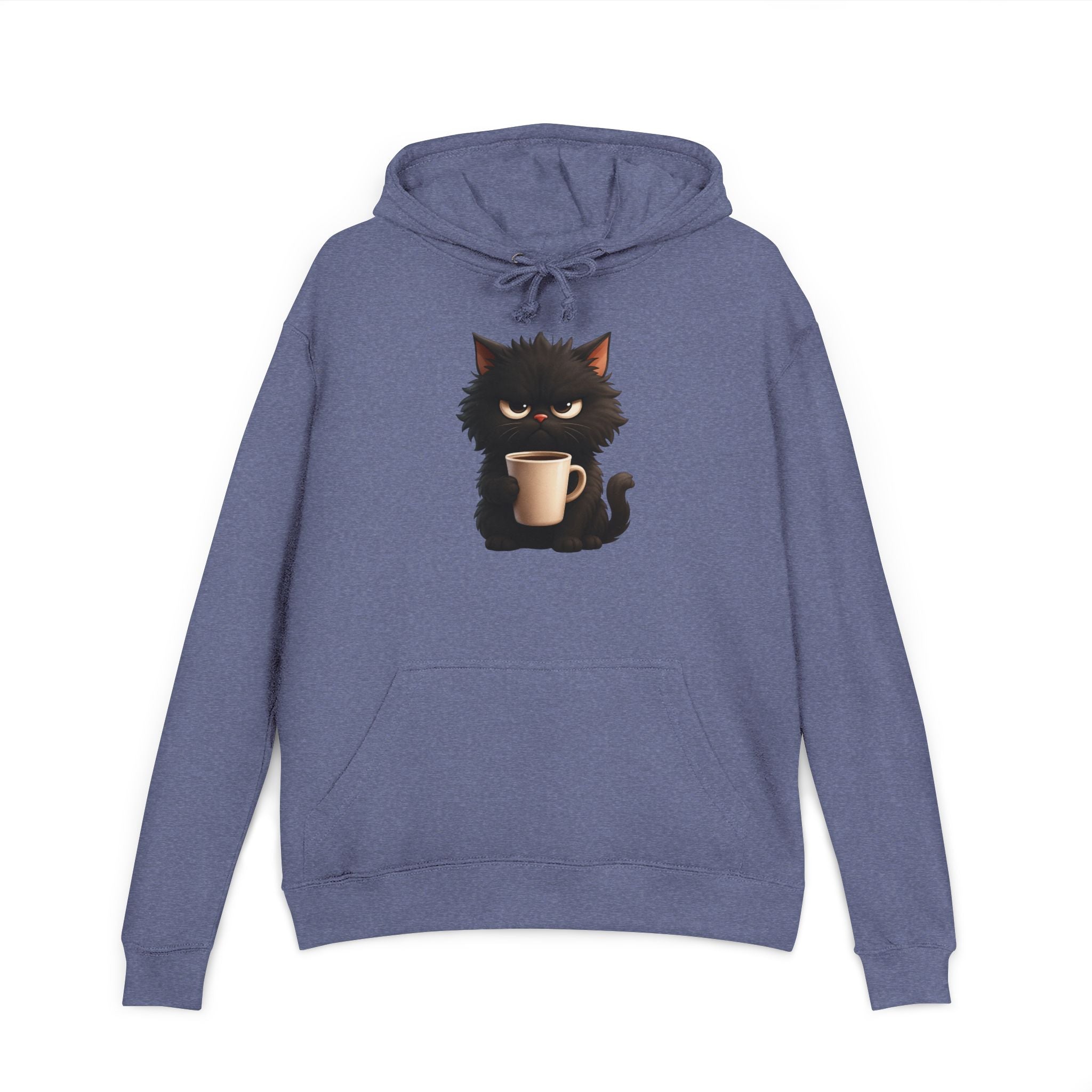 Grumpy Cat Coffee Hoodie (Unisex French Terry)
