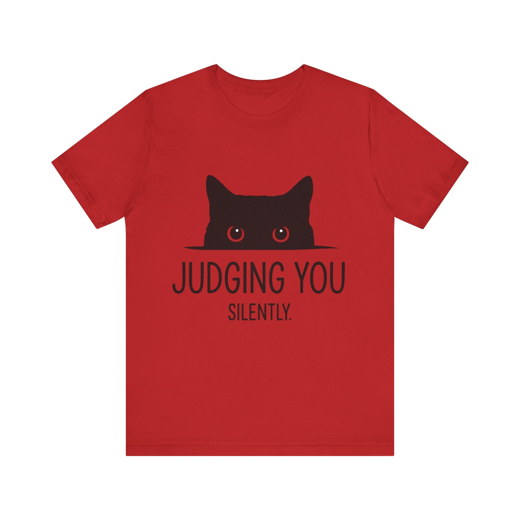 Judging You Silently Cat Tee (Unisex)