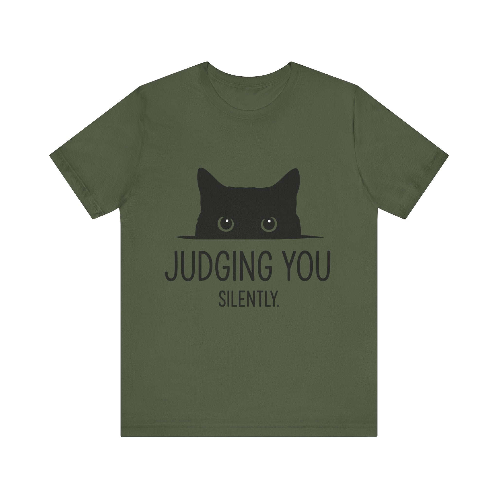 Judging You Silently Cat Tee (Unisex)