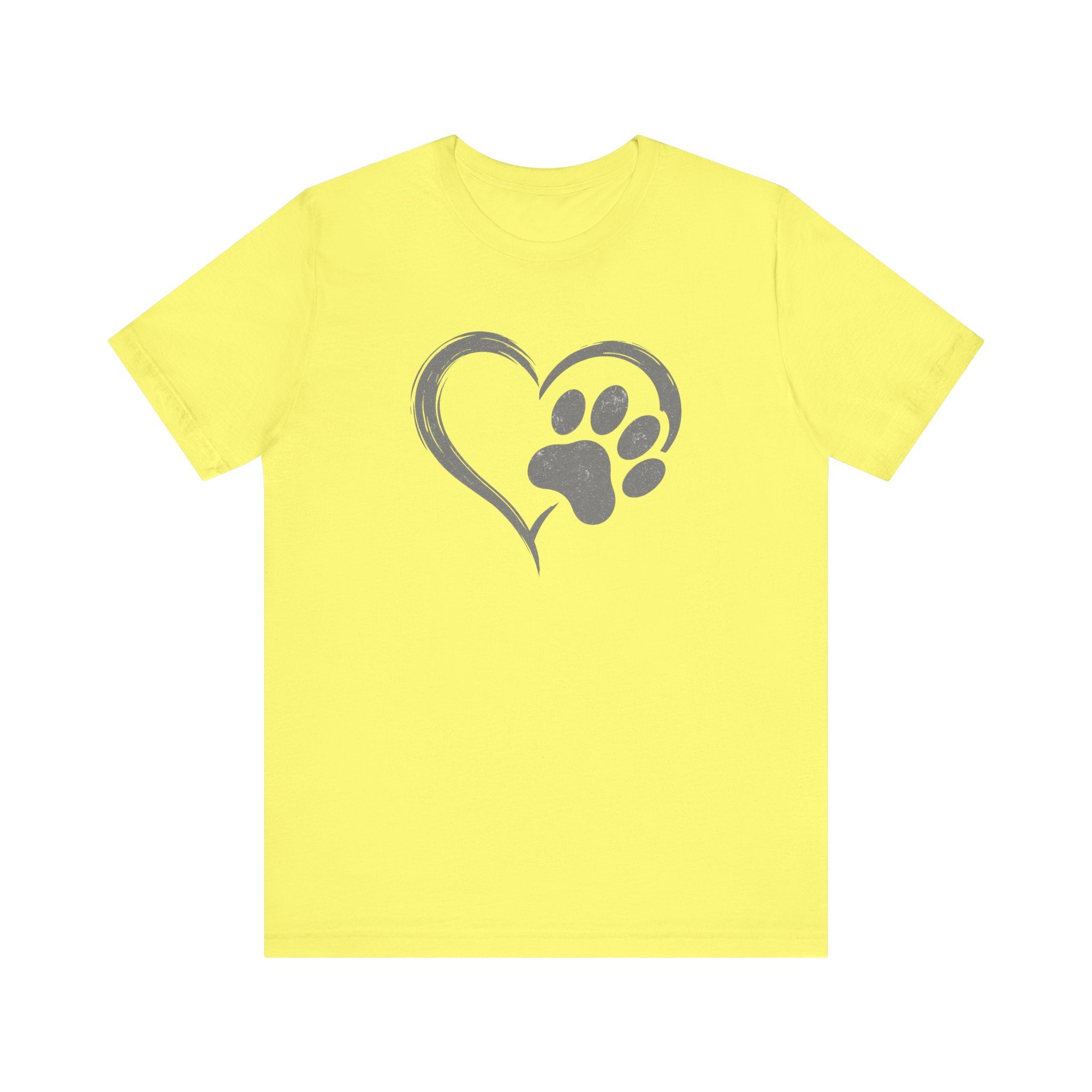 Dog Paw Heart Tee (Unisex)