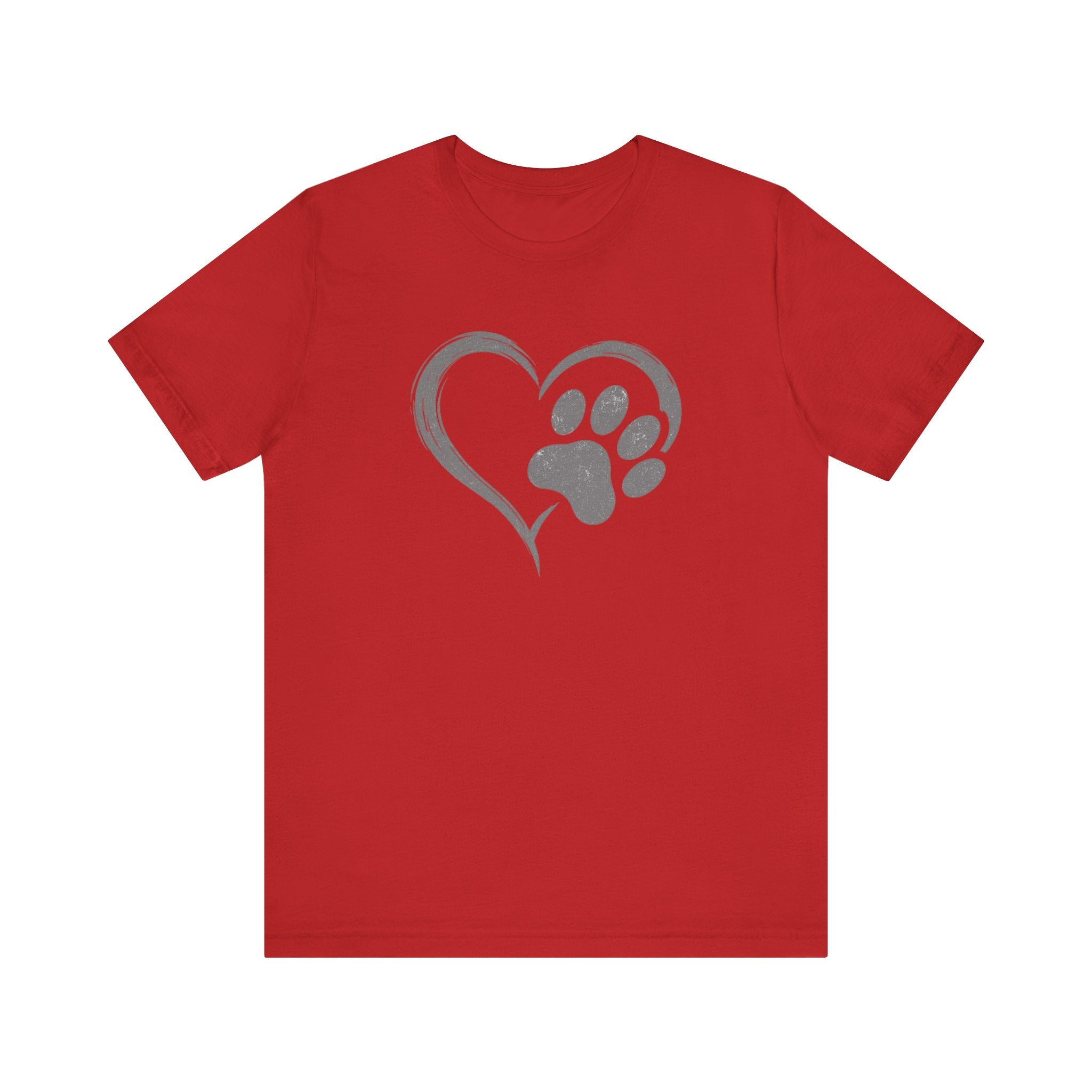 Dog Paw Heart Tee (Unisex)